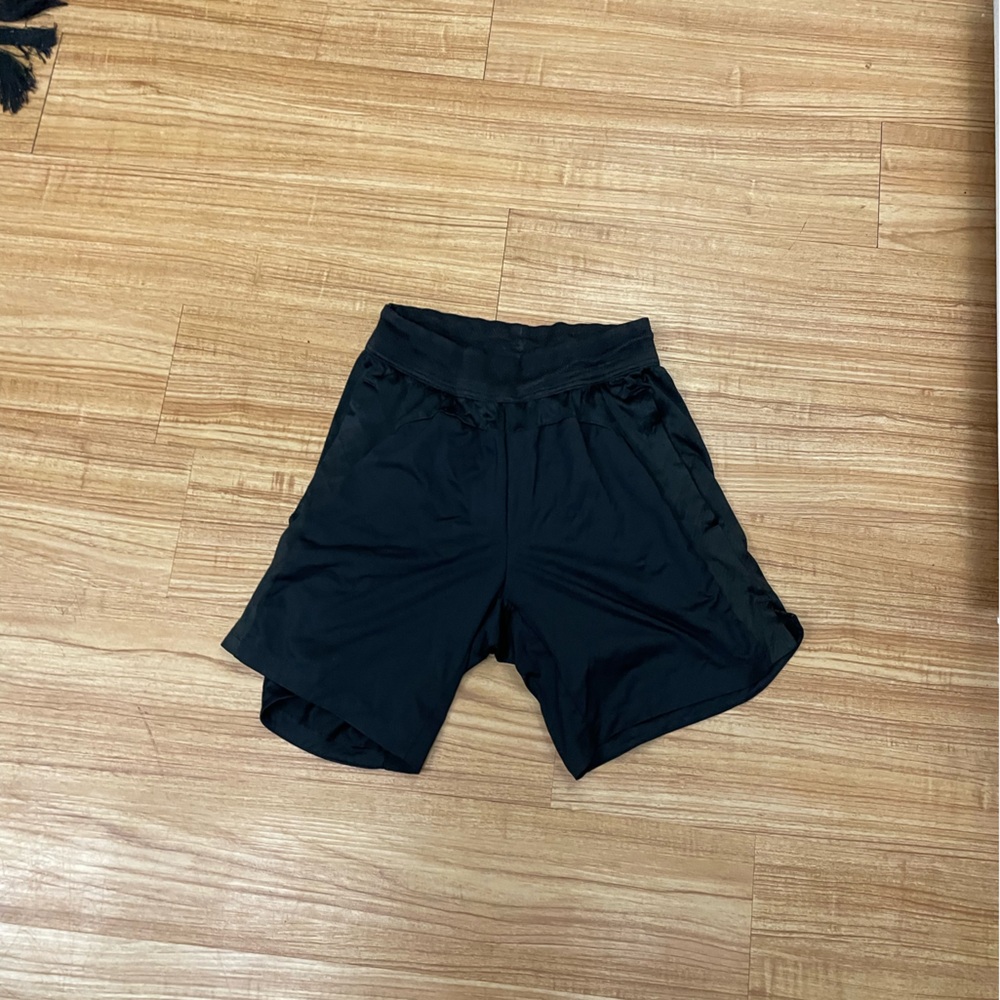 Black adidas shorts